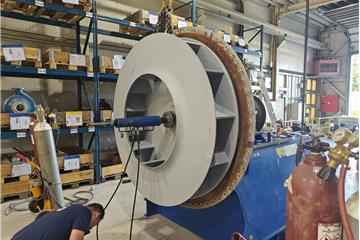 Rotating equipment: Revisie industriële recilucht ventilator
